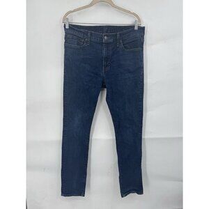 J. Crew Flex Slim Fit Straight‎ Leg Jean Men 34/32 Blue Denim Classic